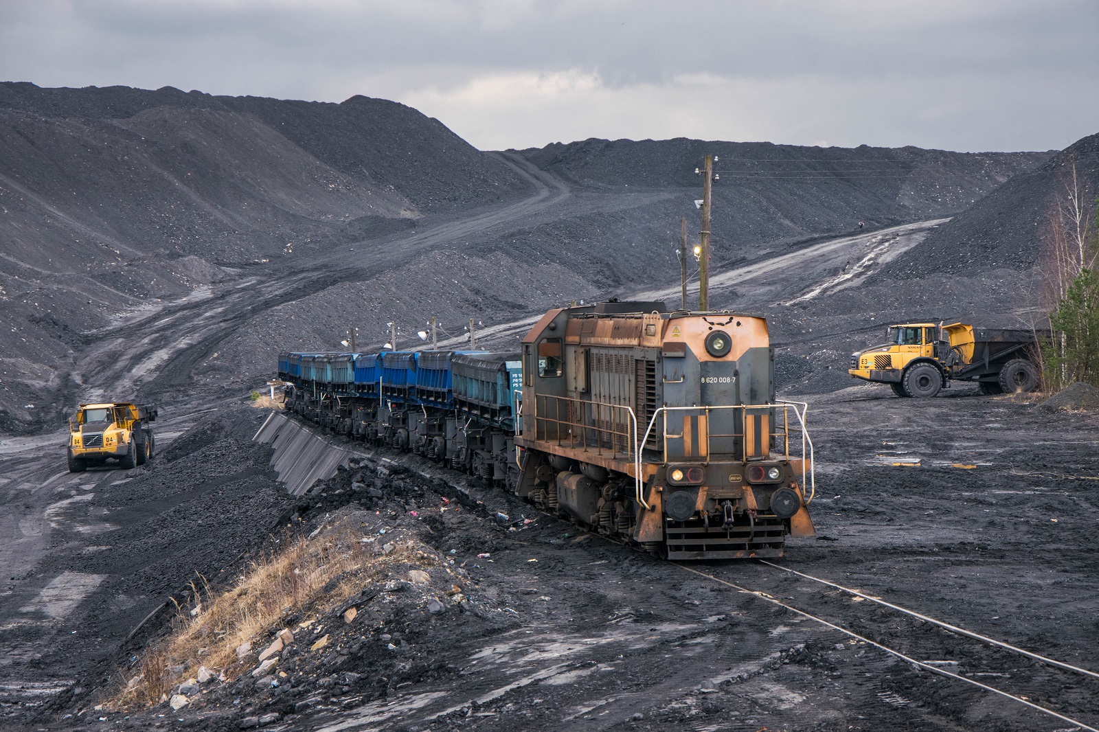 Na knurowskim zwale.