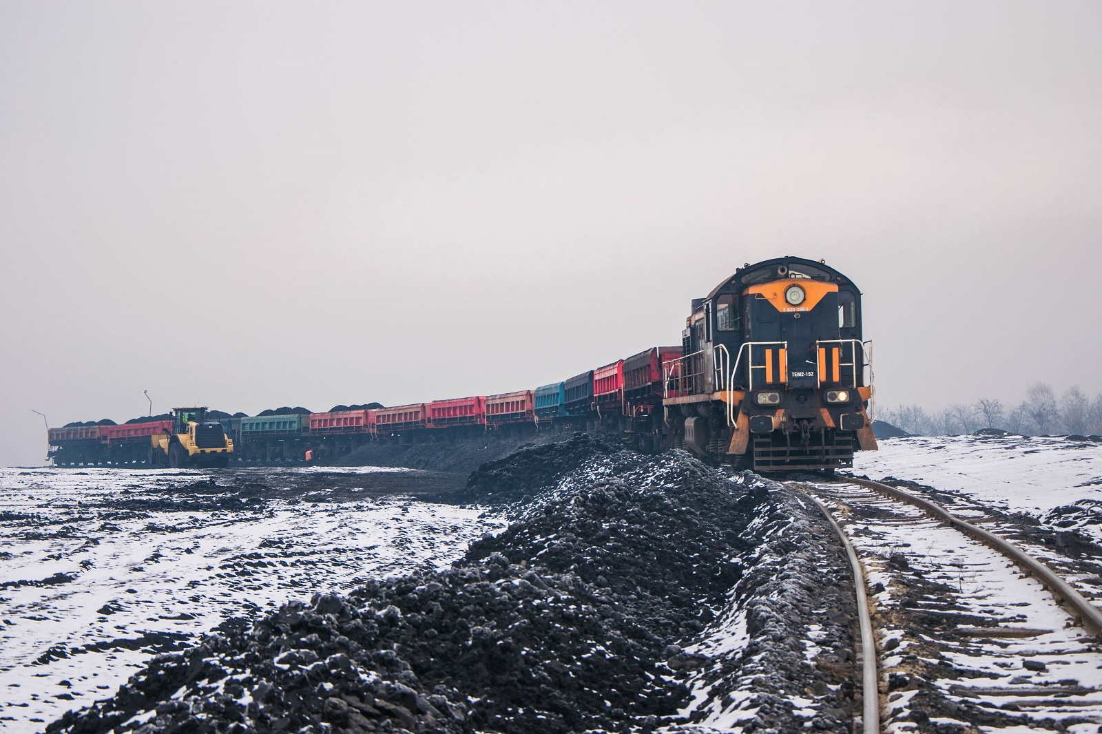 Rozładunek w Bierawce.