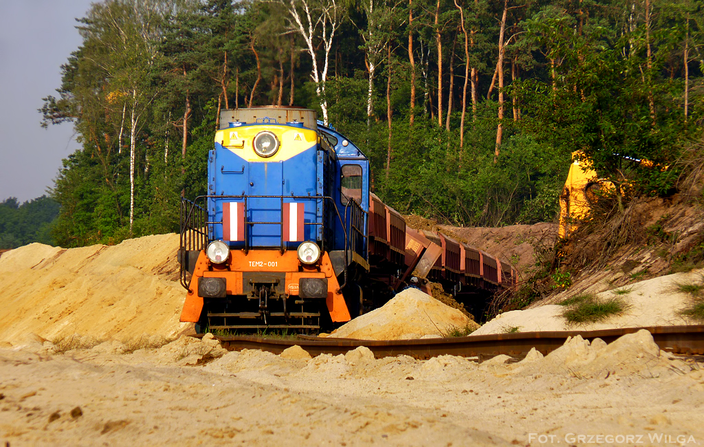 TEM2-001 i zabawa w piasku.