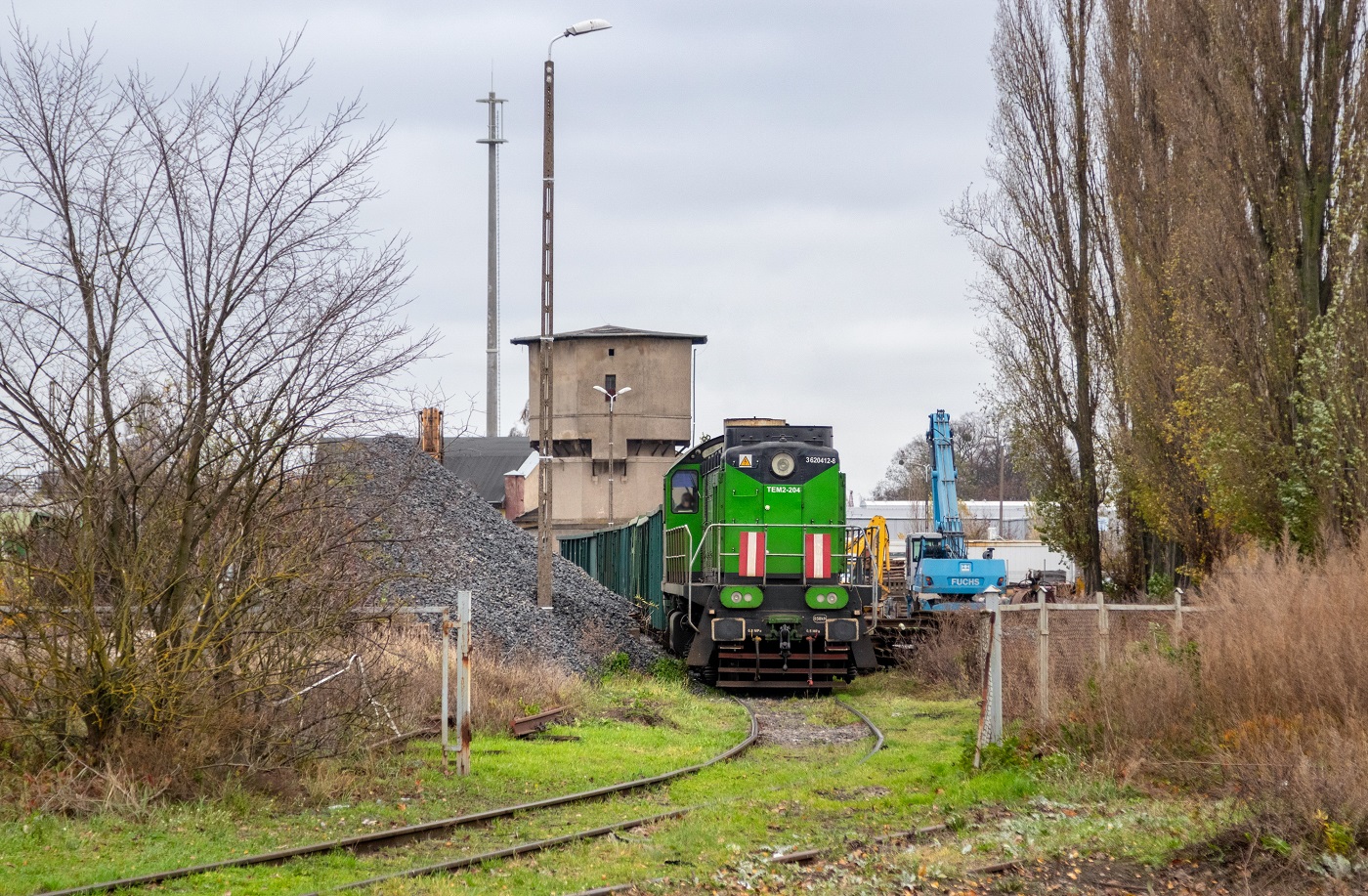 Rozładunek LTC na Dąbiu