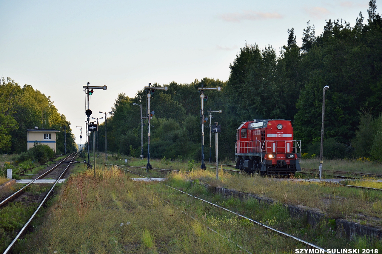 Tamara TEM2-233 na stacji Chruściel