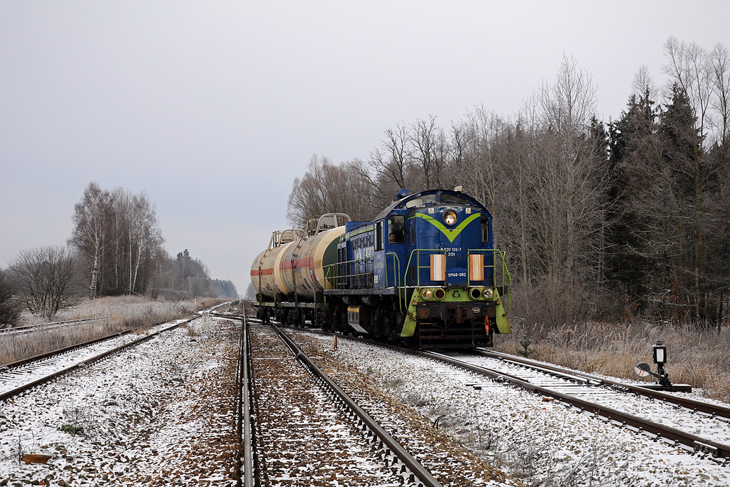 Ciężki pociąg towarowy