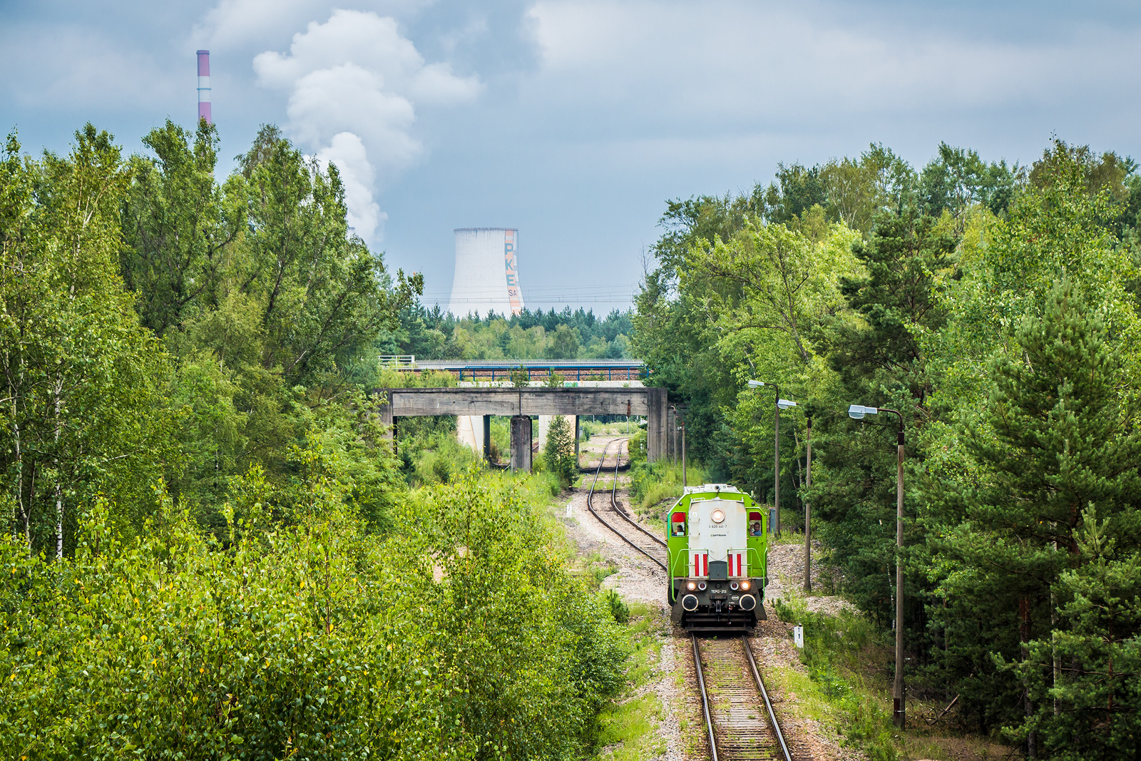 Captrain na kolejach piaskowych