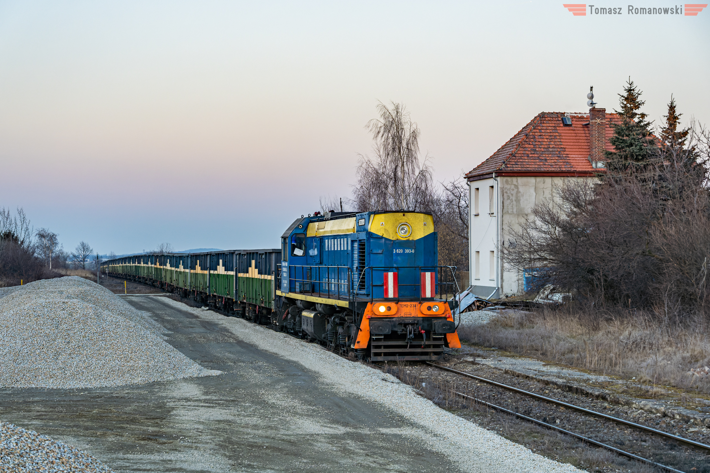 Wieczorne spychanie na Tamarze