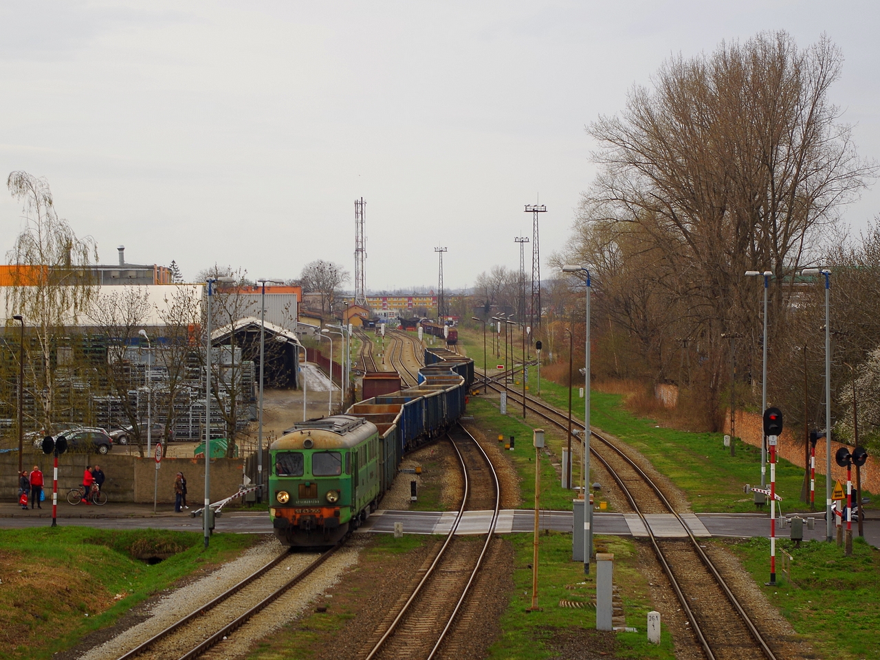 Złamany na rozjazdach