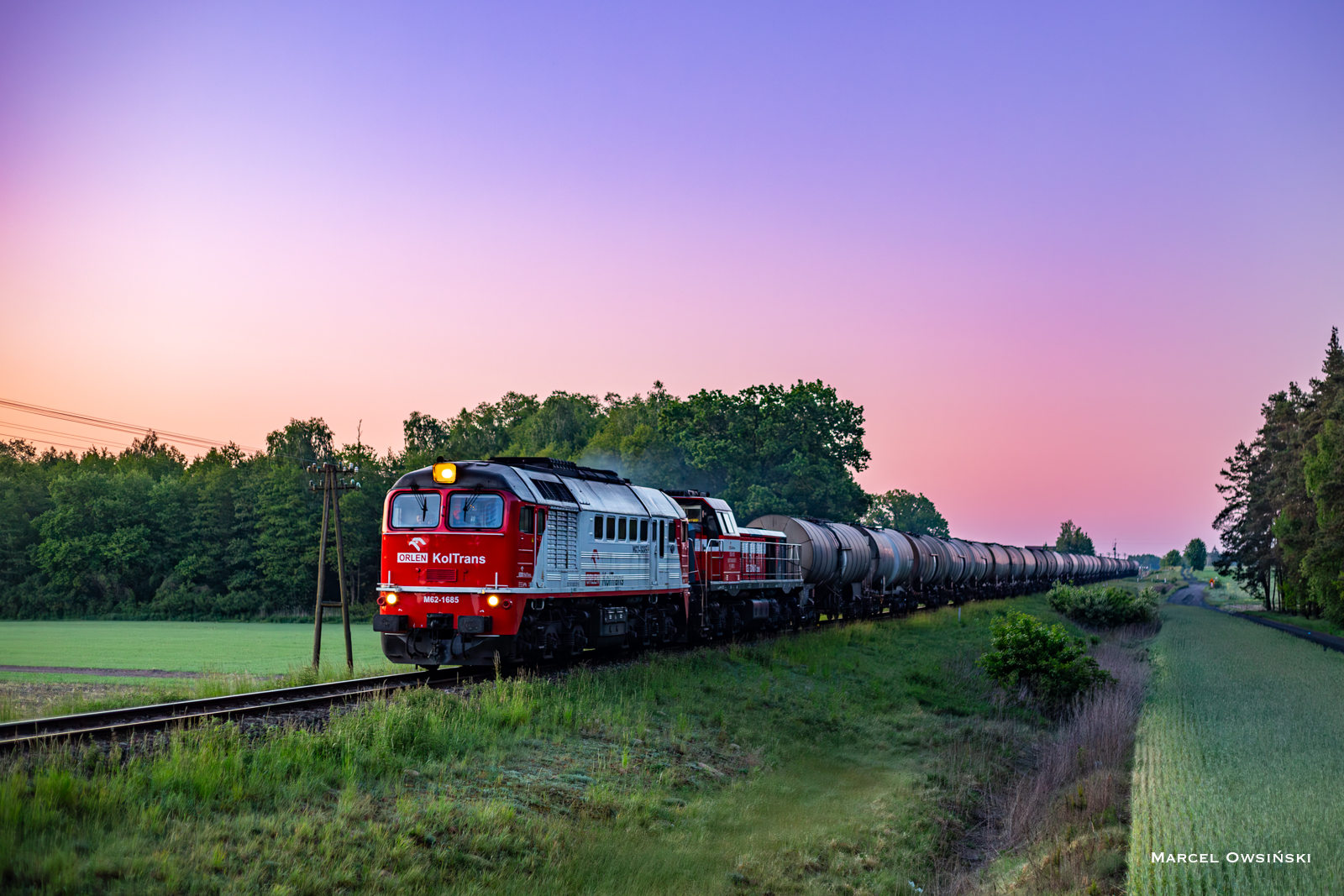 Wschód słońca na JSL