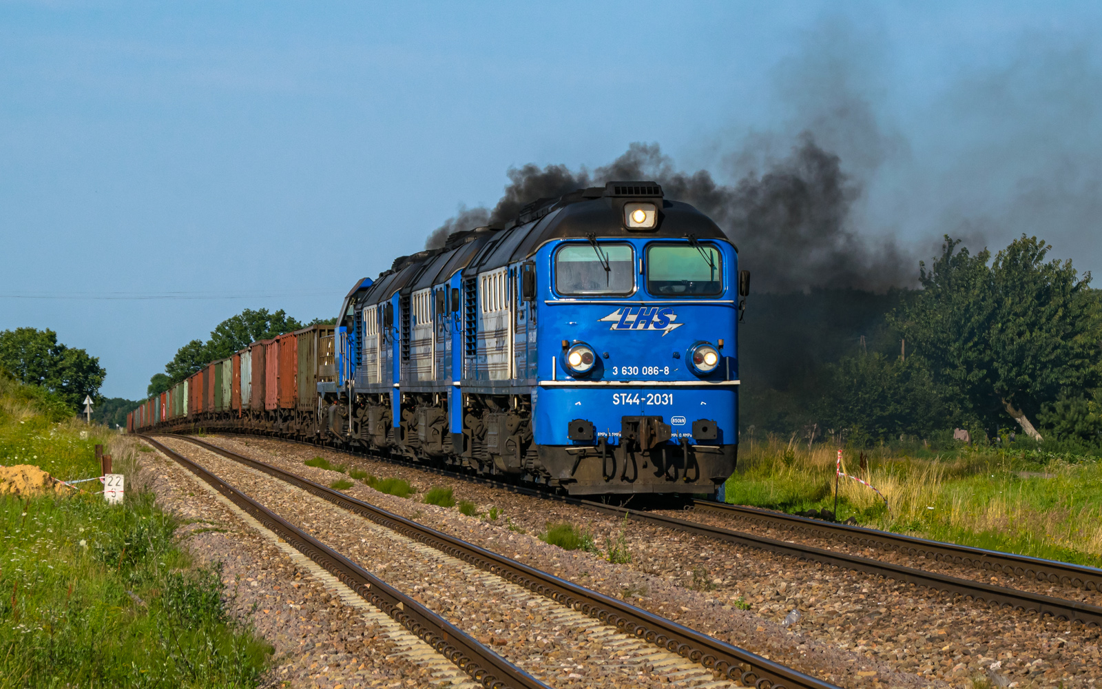 Skład węglarek z Ukrainy pod Zamościem