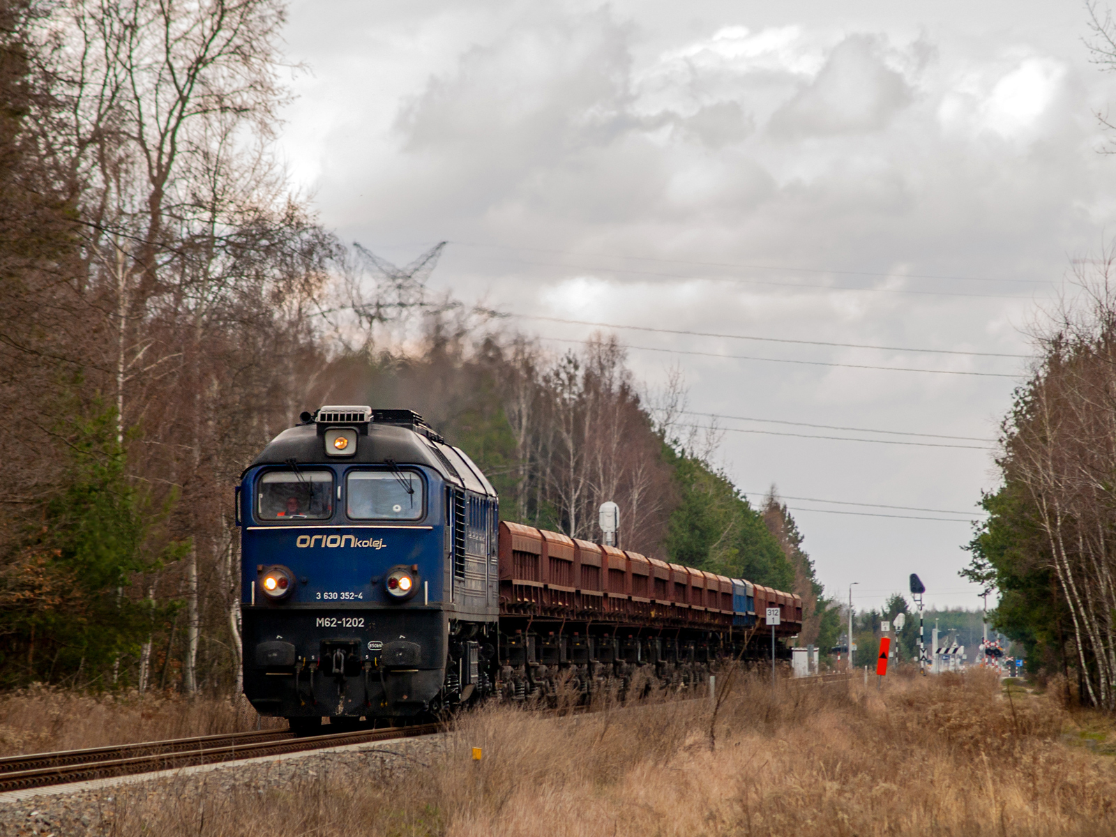 Gagarin uciekający przed ulewą