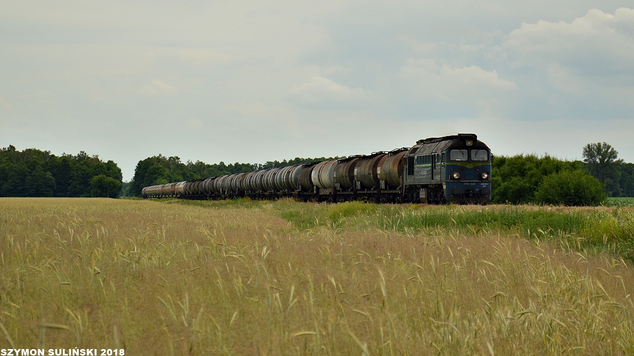 ST44-1228 podczas sierpeckich objazdów 2018
