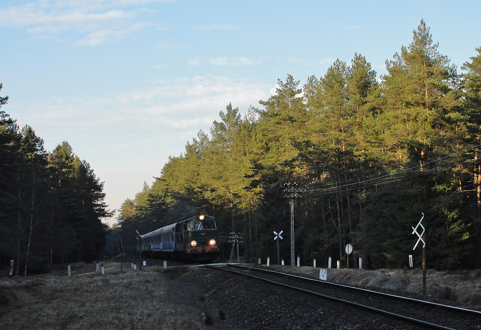 Słońce jeszcze za nisko...