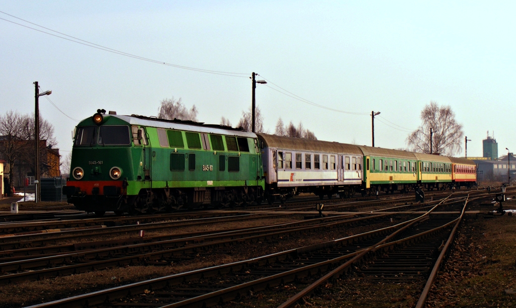 SU45-161 z TLK Hańcza...