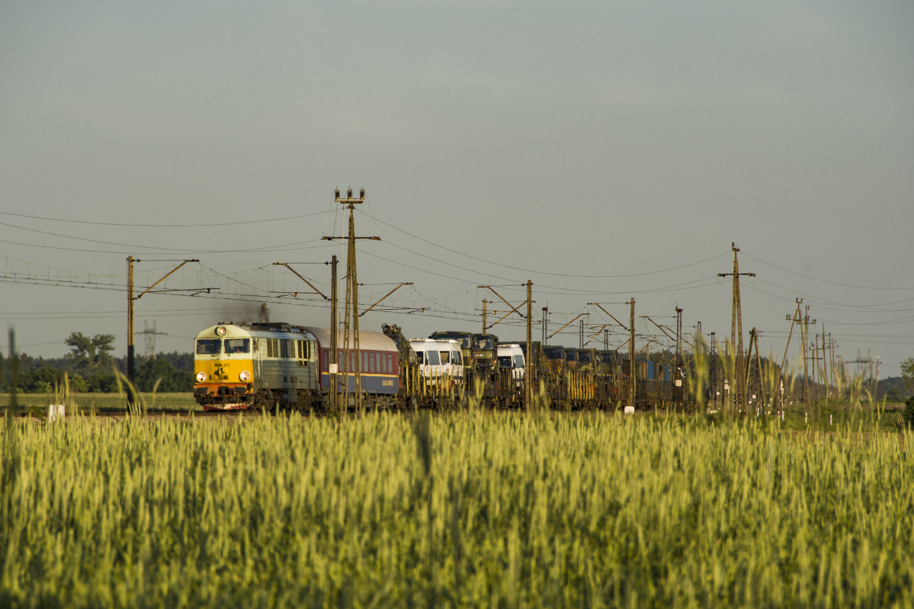 Wspomnienie SU46-047 na magistrali węglowej.