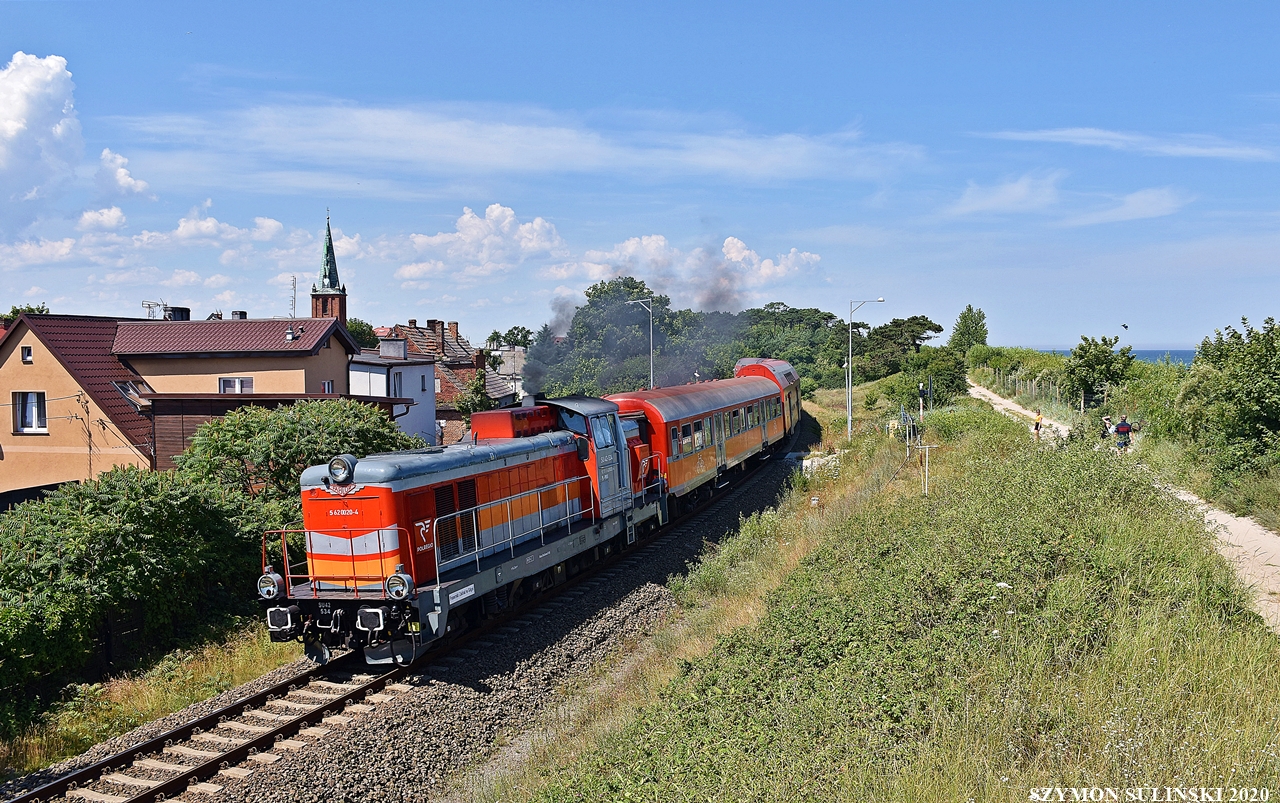 SU42-534 nad Bałtykiem