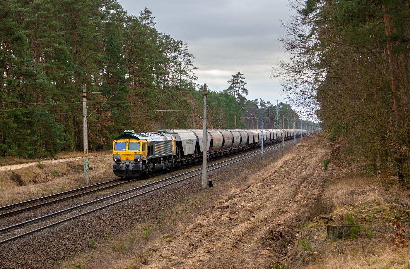 Freightliner ze zbożówkami