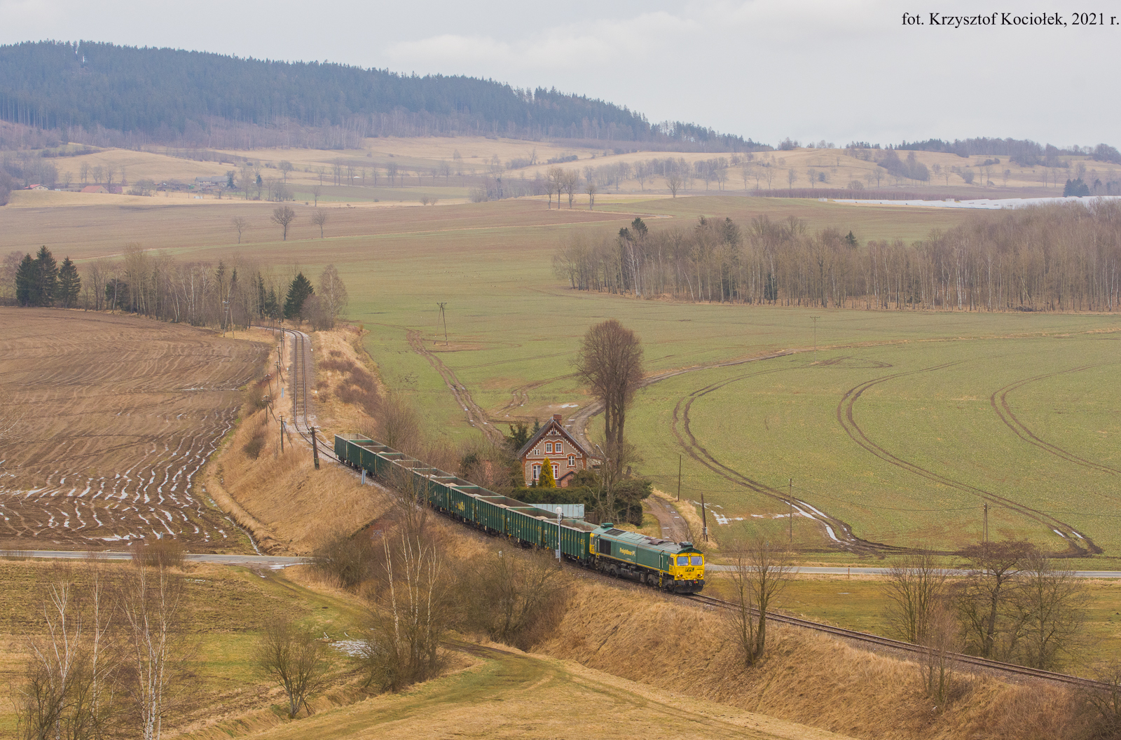 Class 66 na Wojcieszowiance