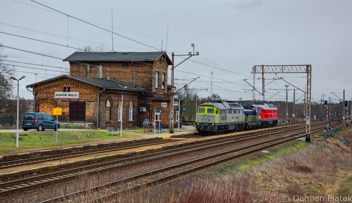 Spalinowe trio w Gądkowie Wielkim