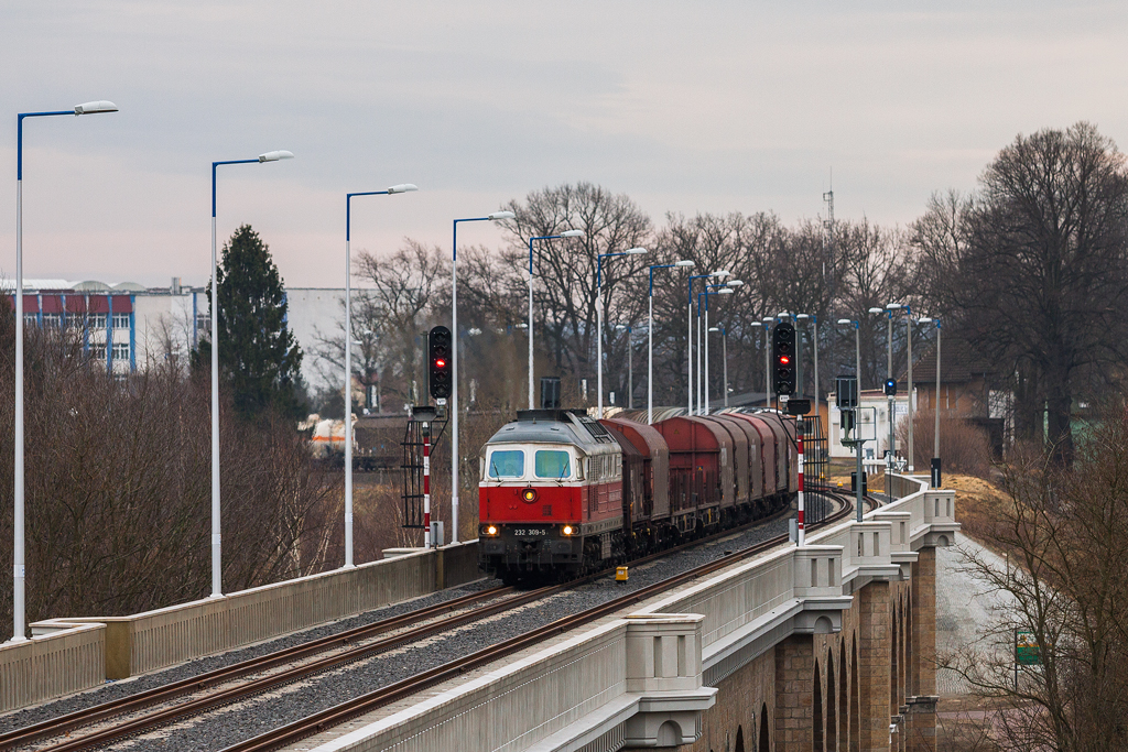 232 309-5 na moście w Zgorzelcu