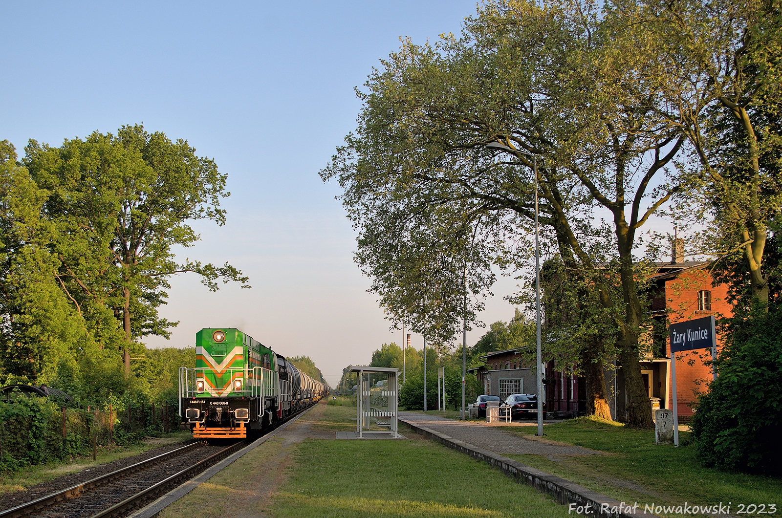 Z beczkami przez Kunice