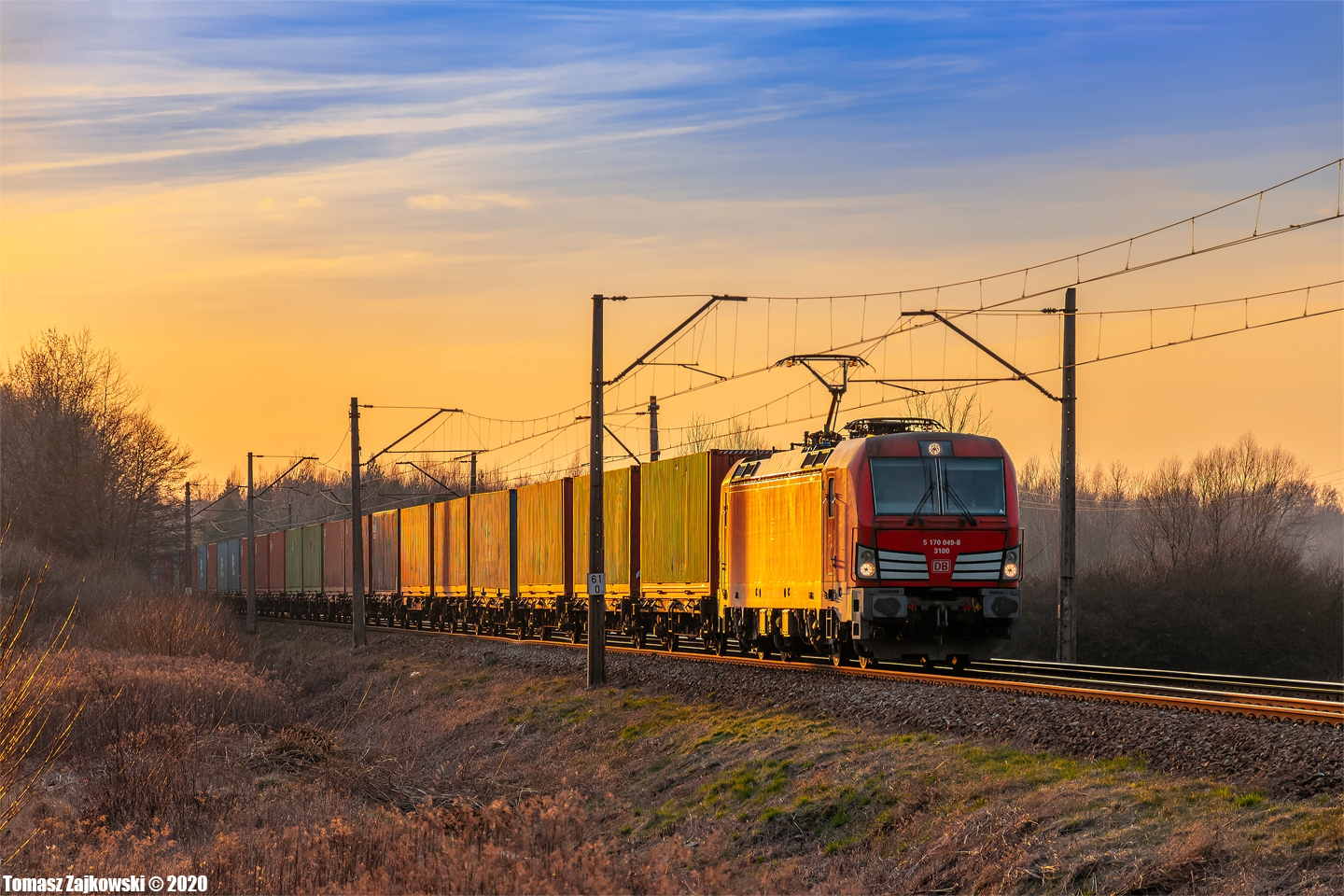 O zachodzie słońca