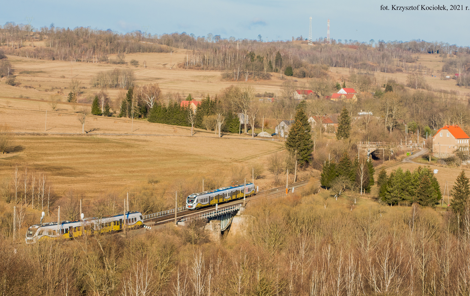 Mijanka na moście nad Bobrem