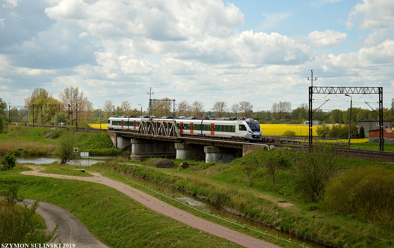 Impuls EN90-005 nad rzeką Elbląg