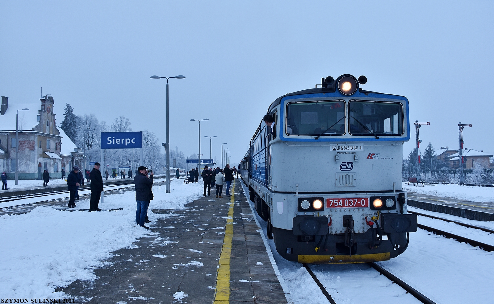 Wspaniały dzień dla sierpeckiego węzła kolejowego