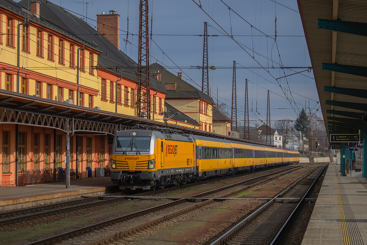Regiojet v České Třebové