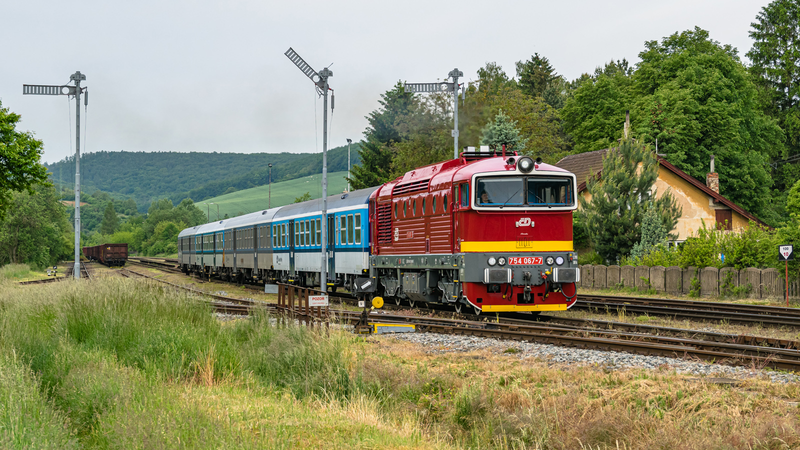 Czerwony Nurek i stare czeskie semafory