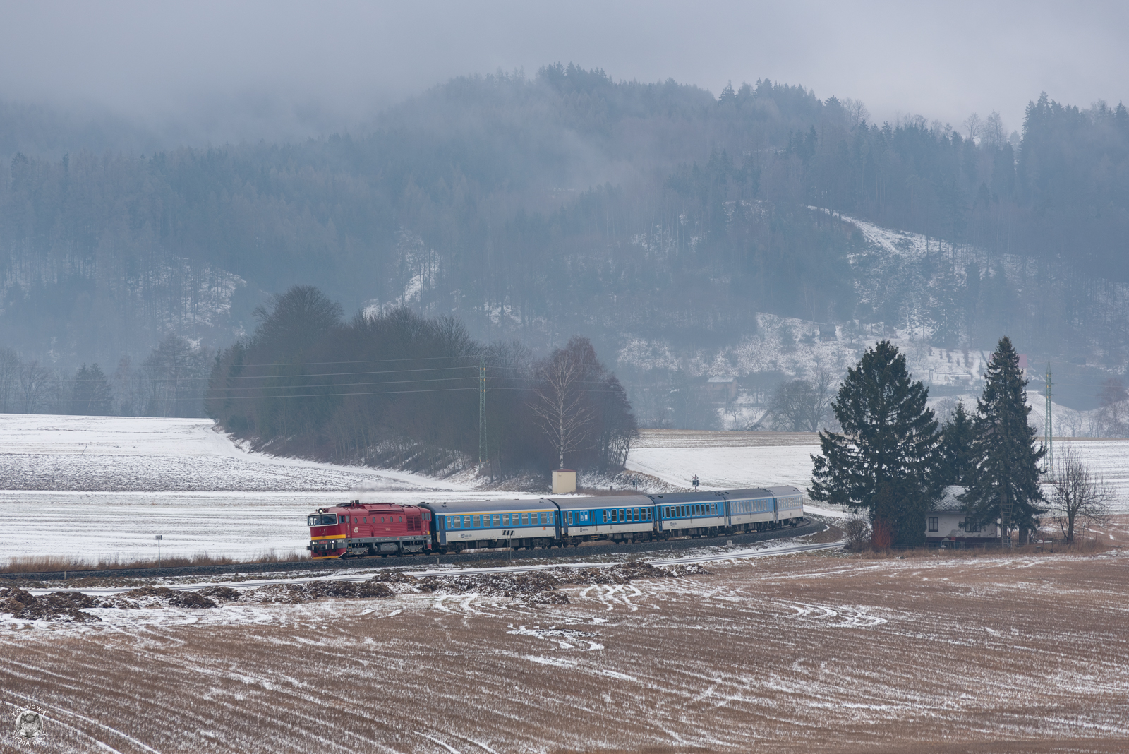 Mglisty dzień pod Trutnovem