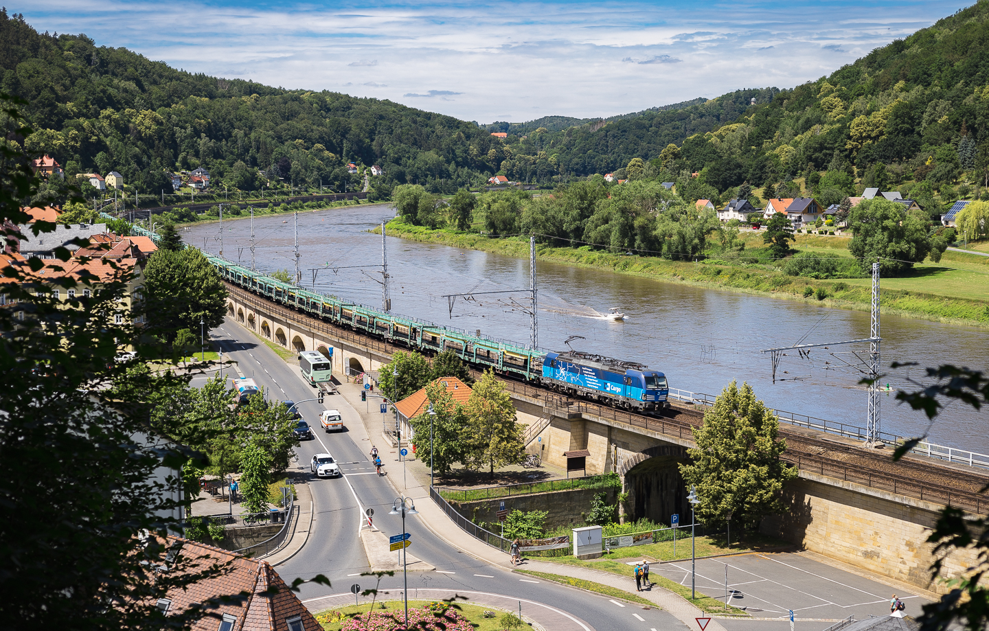 Vectron w dolinie Łaby