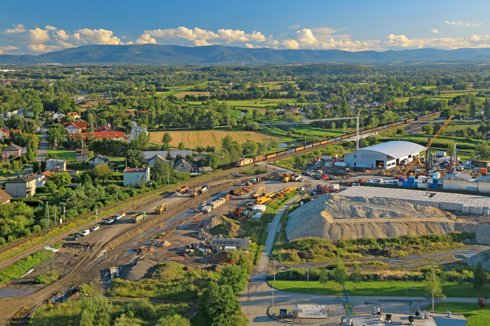 Panorama ze Sputnikiem
