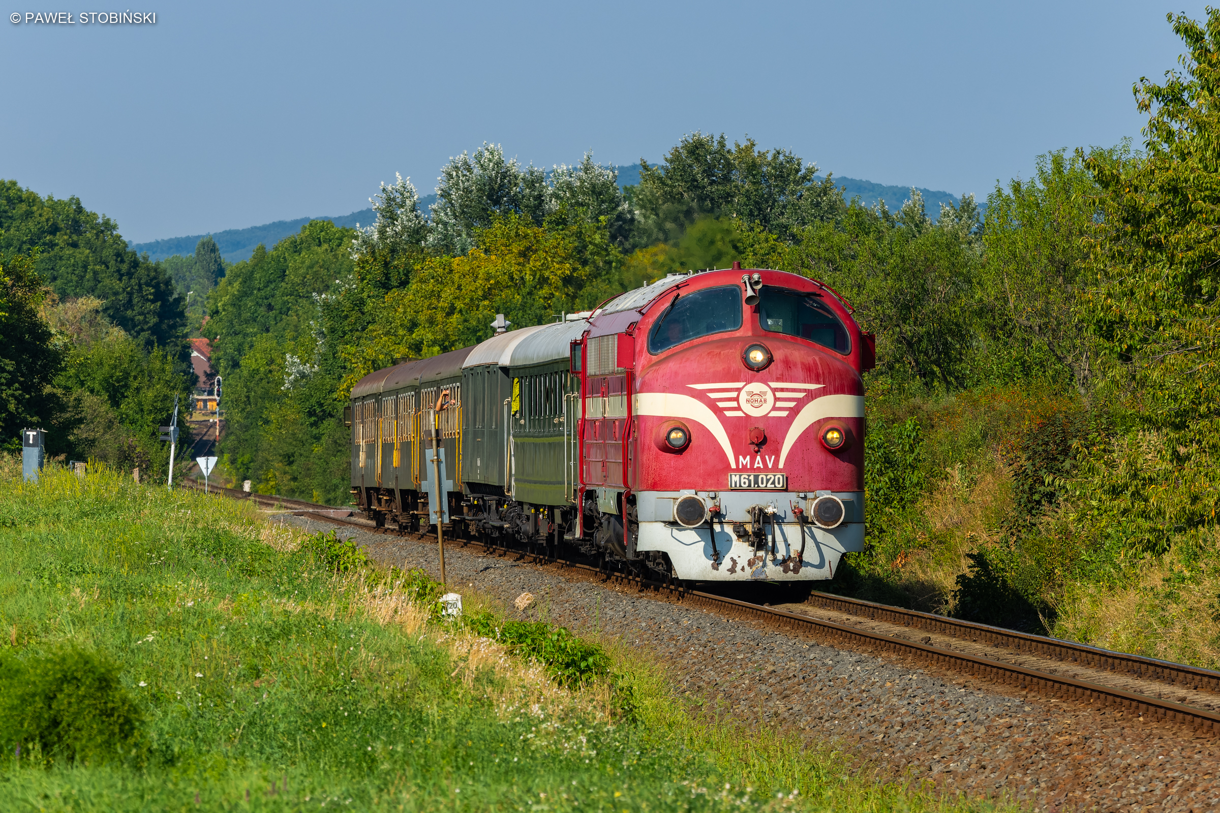 Nohab na podjeździe