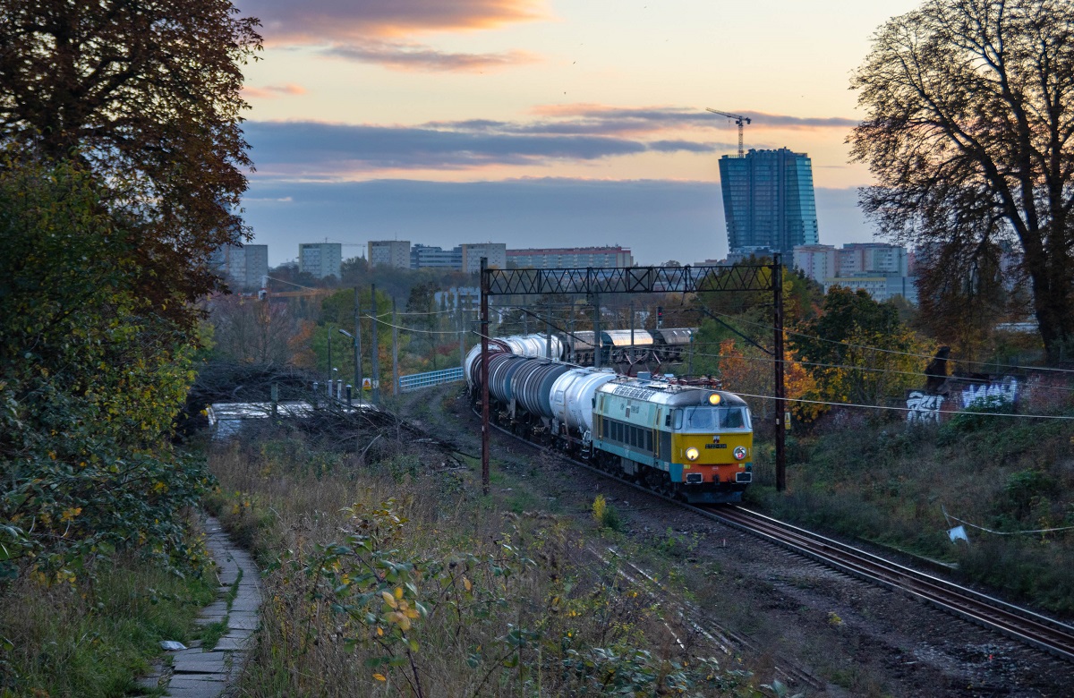 Chwilę przed zachodem słońca