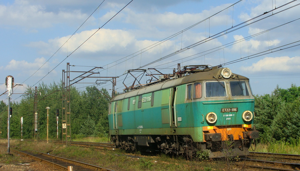 ET22-1116 z CT Tarnowskie Góry