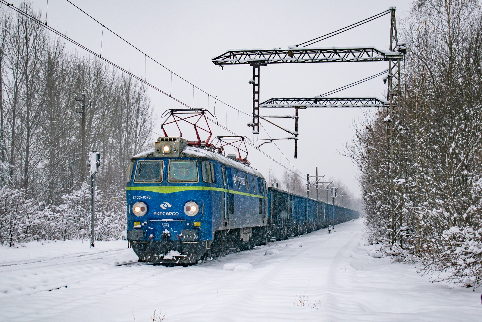 Ciężkie, zimowe warunki