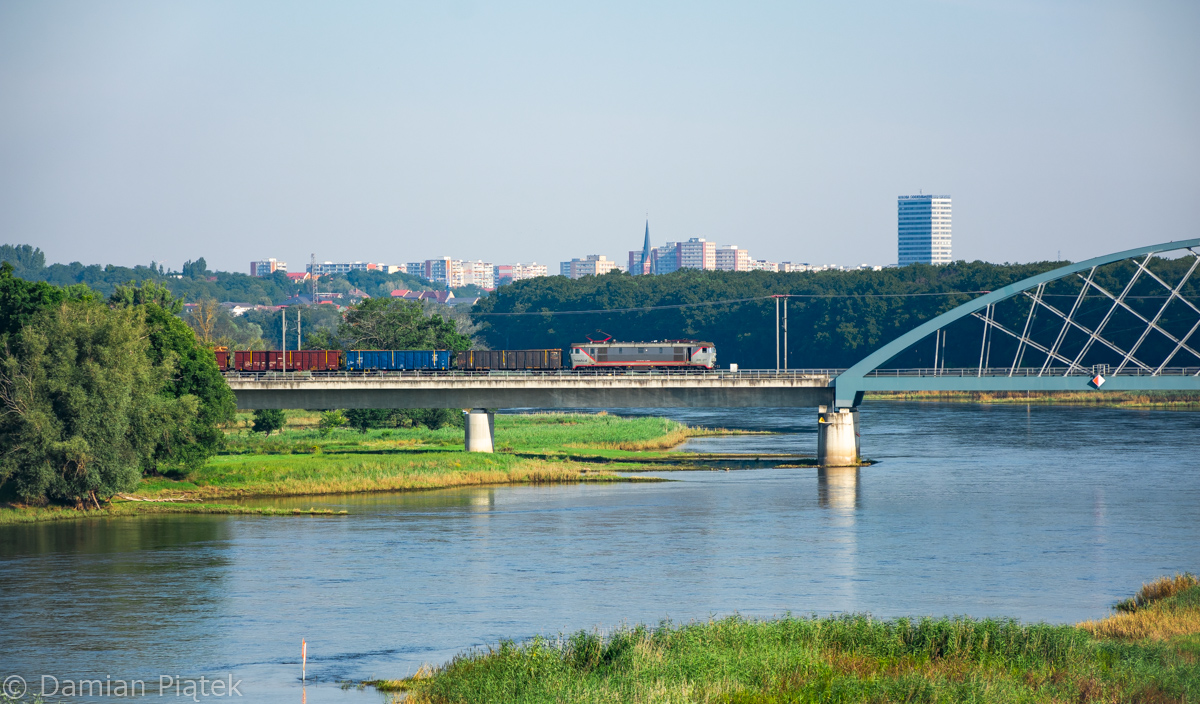 Wiskol na tle Frankfurtu