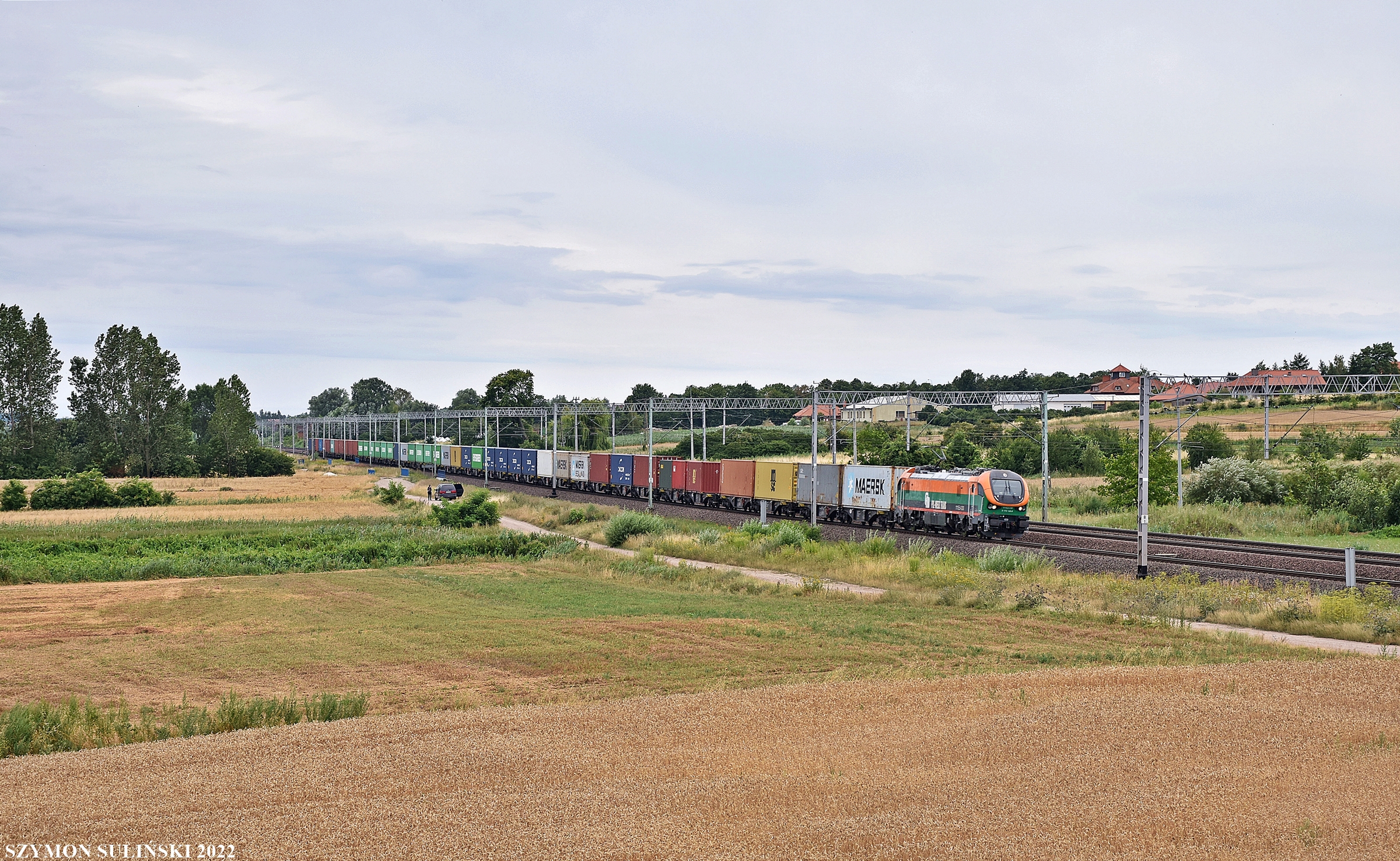 Pol-Miedź Trans z kontenerami