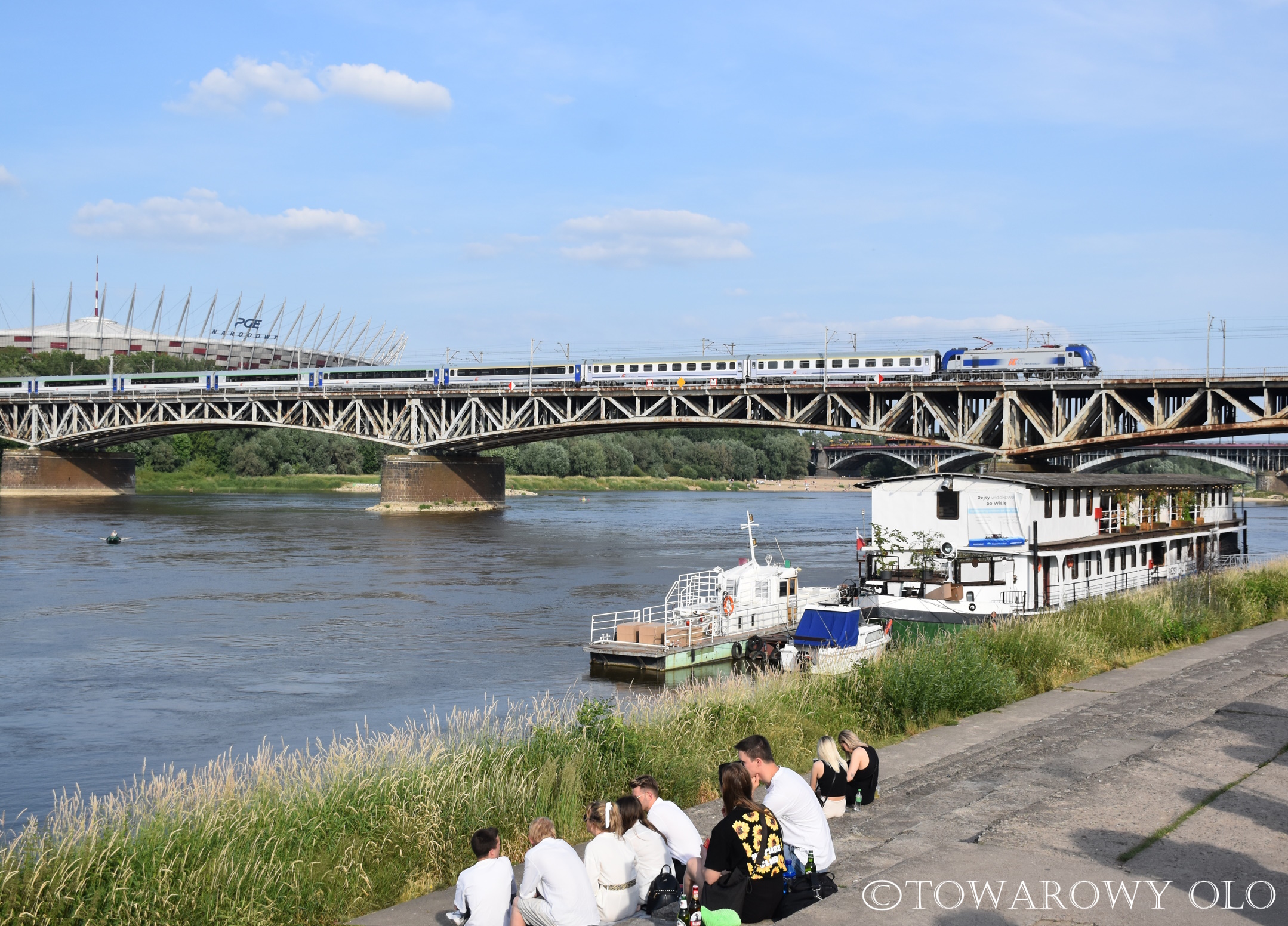 Przeprawa przez Wisłę do zachodniej Warszawy