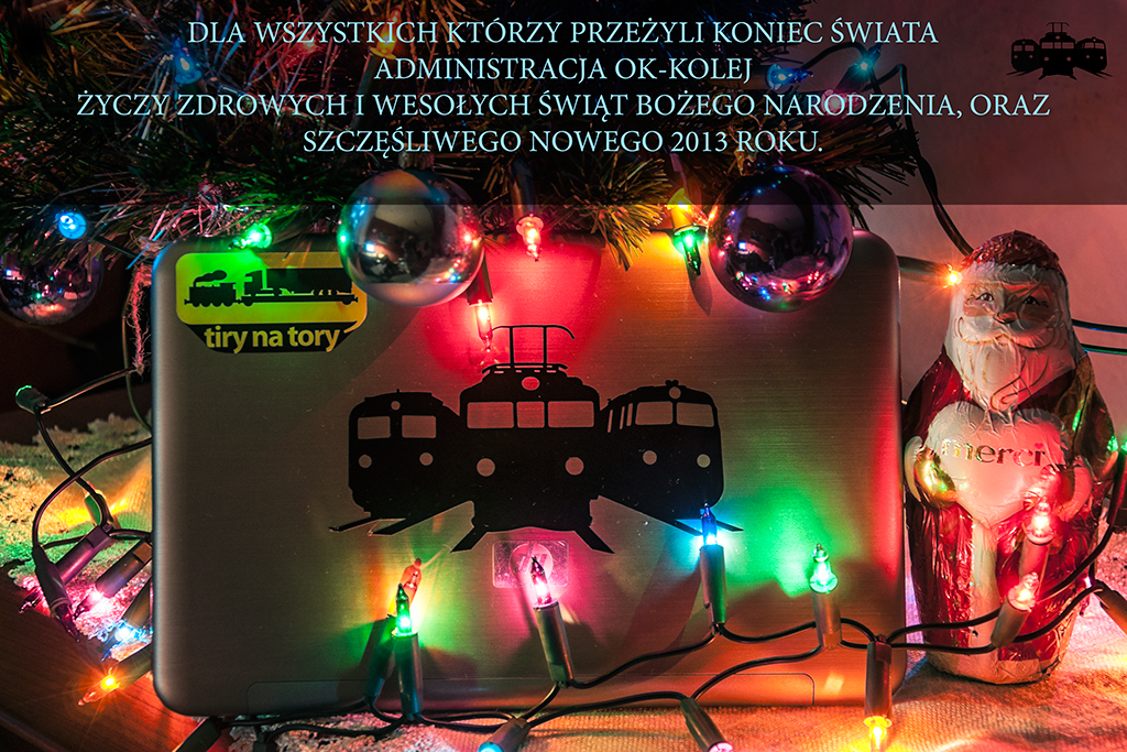 Wesołych Świąt życzy Administracja OK-KOLEJ