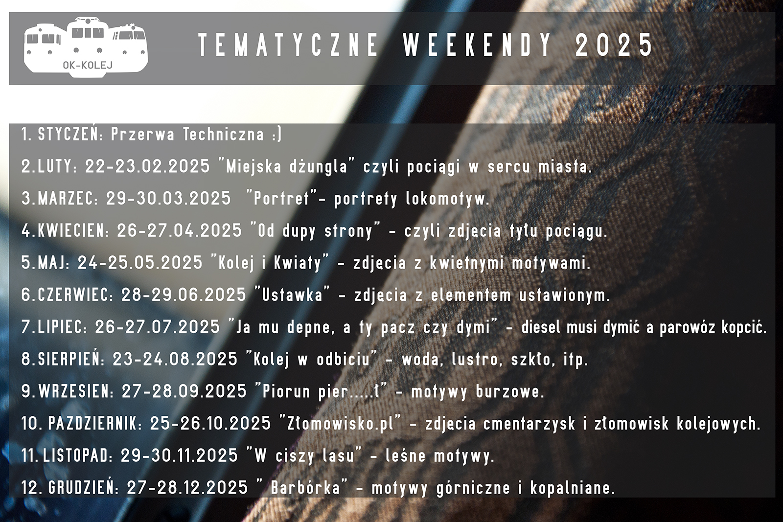 Tematyczne Weekendy 2025