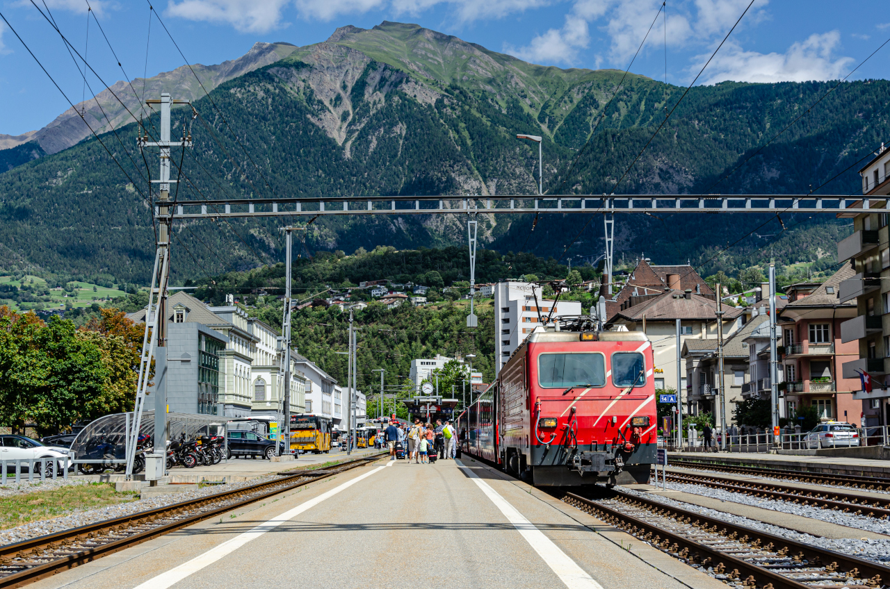 Glacier na tle Borterholn