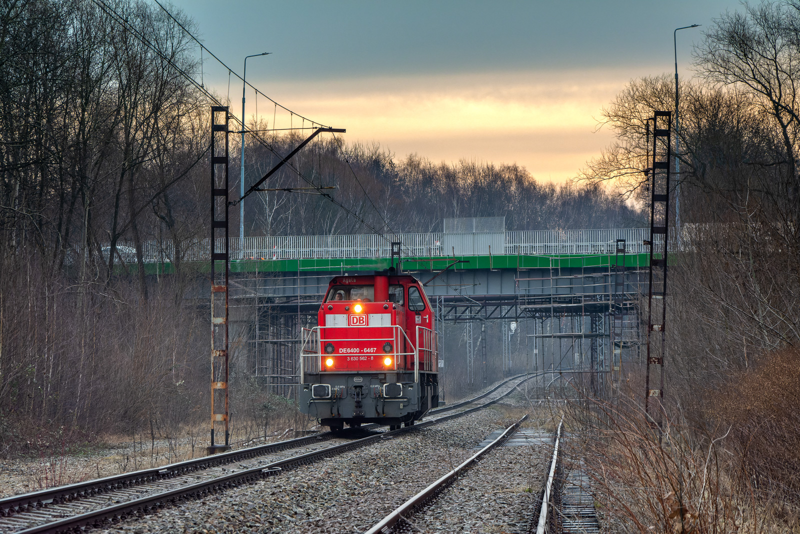 Wyluzowany Holender w deszczowy, pierwszy dzień lutego