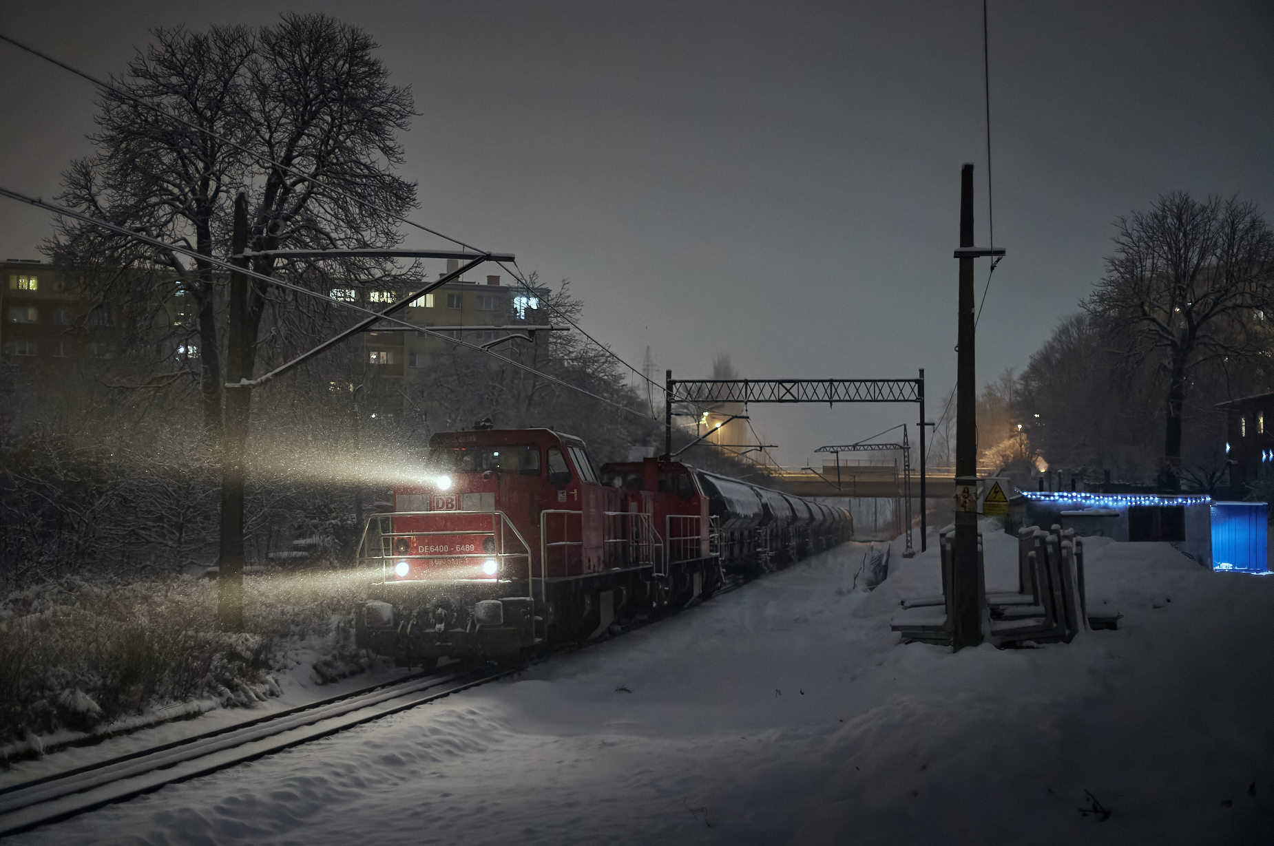 Nocą przez Drzetowo