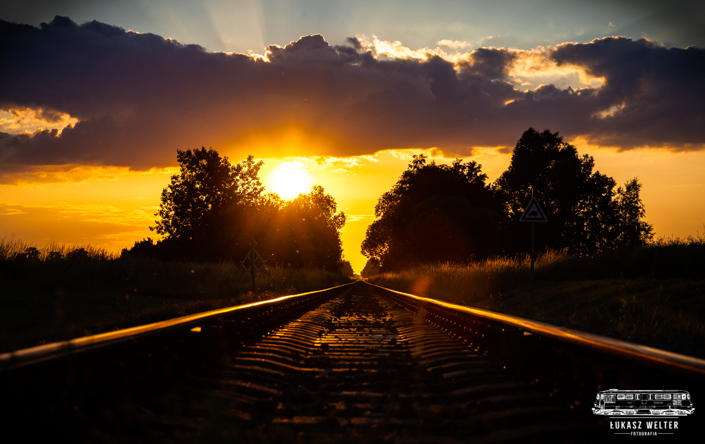 Zachód słońca nad Berlinką