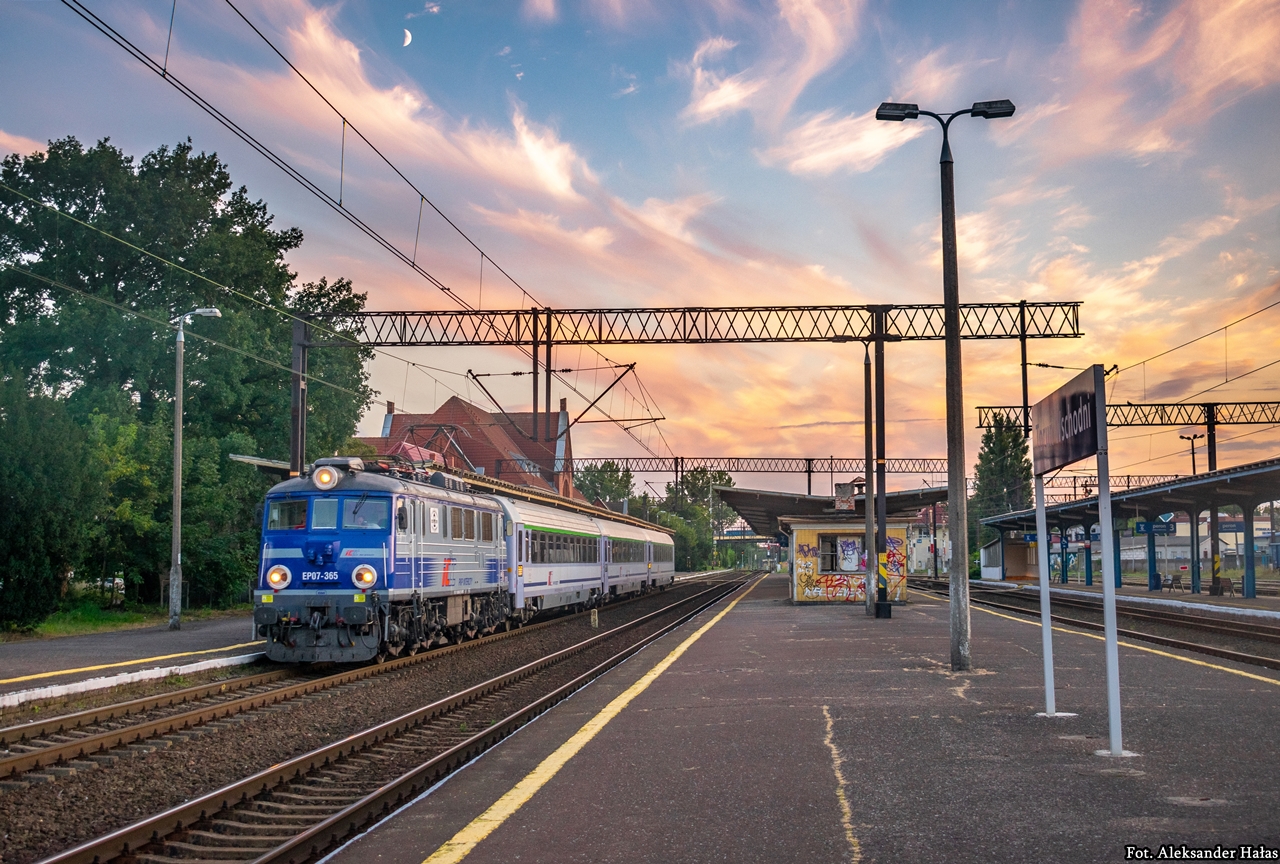Jeziorak o zachodzie...