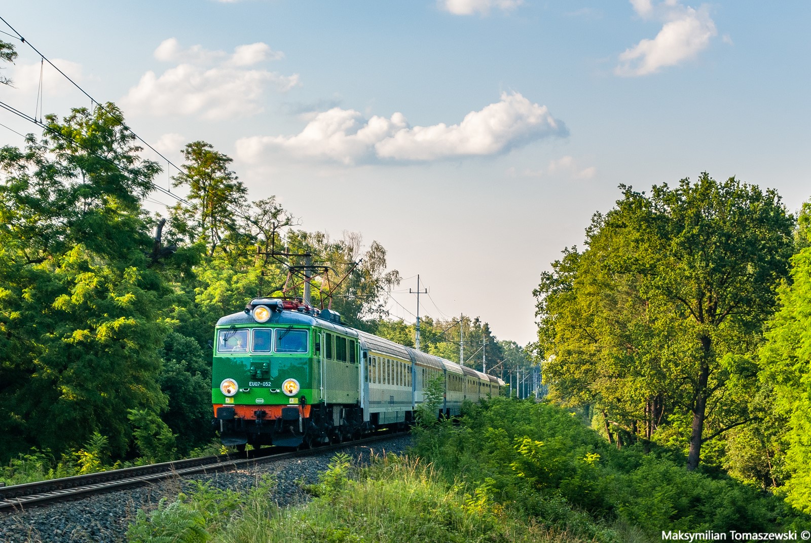 Zielony wóz w zielonym otoczeniu