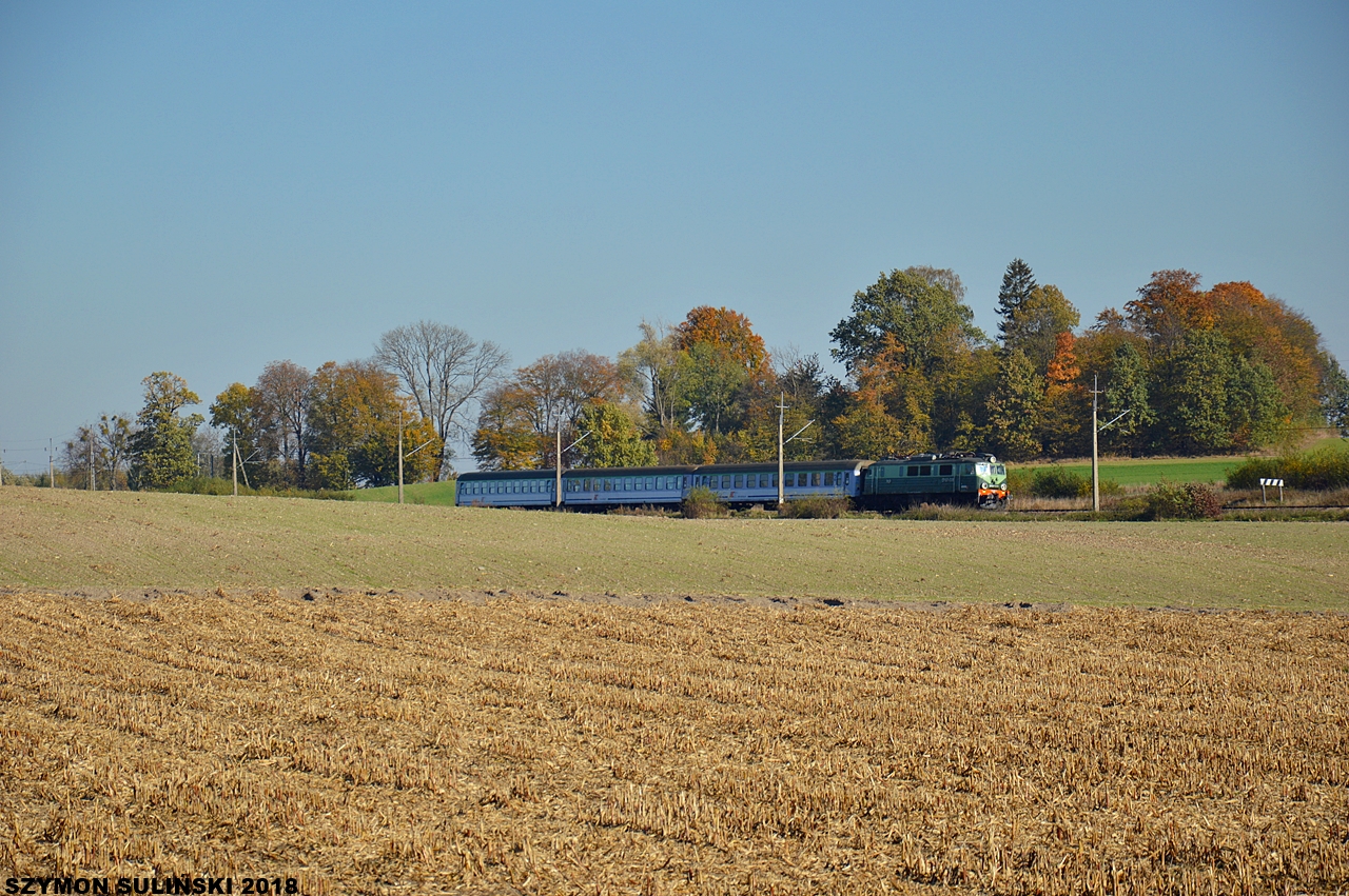 EP07-338 z TLK Stańczyk w Nowej Wsi Cierpkie