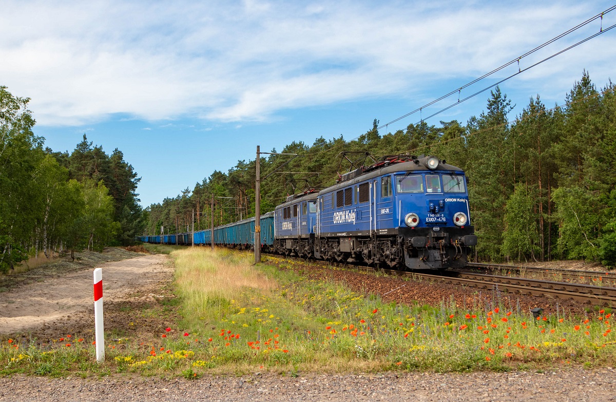 Siódemki Orionu na szeroko