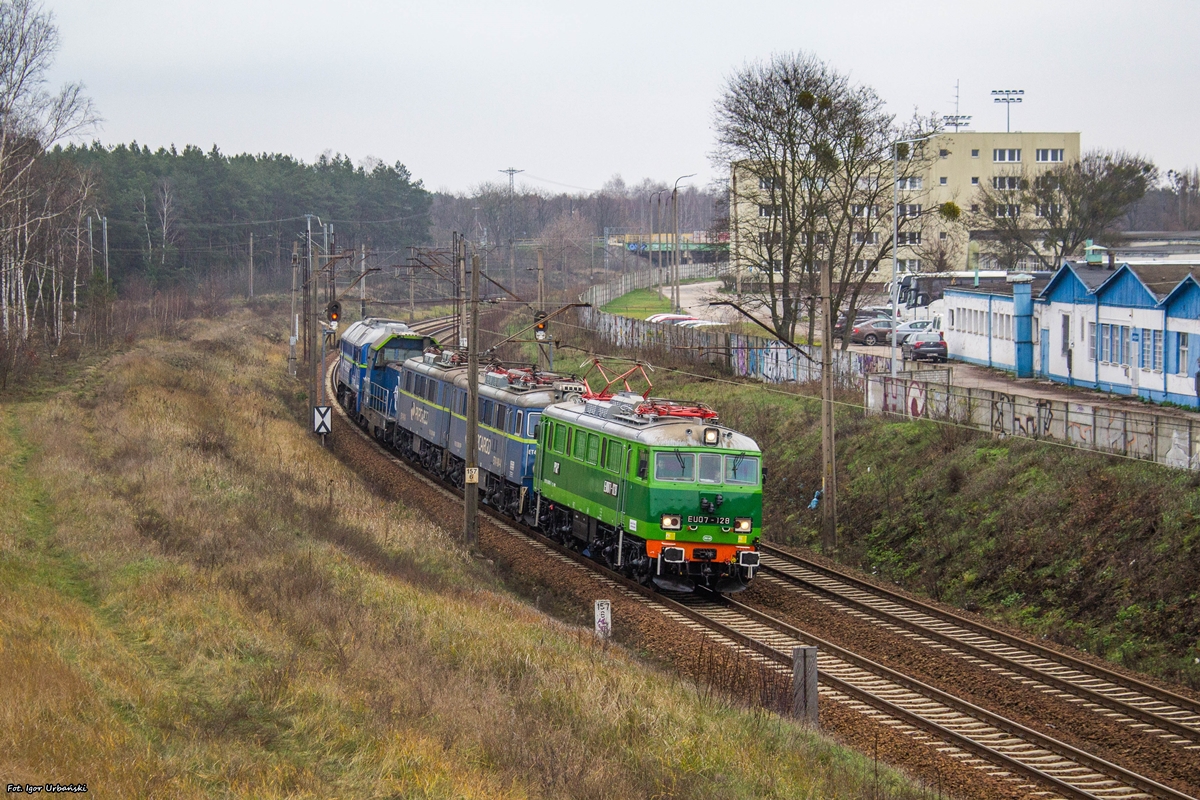 EU07-128 & ET41-084 & SM42-1290 & ST44-1256