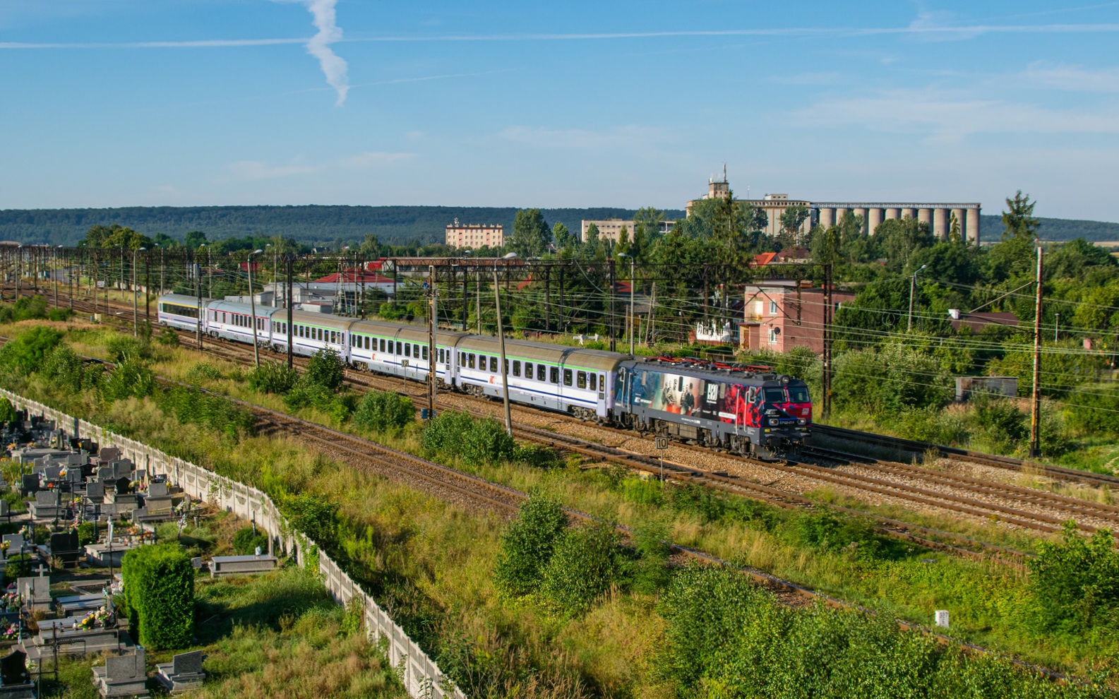 Oklejona EP09 w Kozłowie